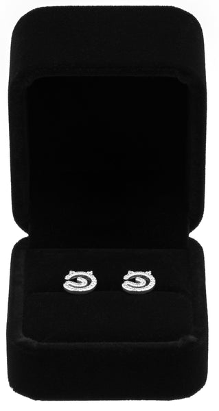 Classic Velvet Engagement Ring Box Earring Jewelry Case Gift Box