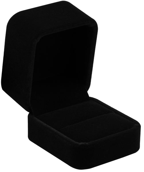 Classic Velvet Engagement Ring Box Earring Jewelry Case Gift Box