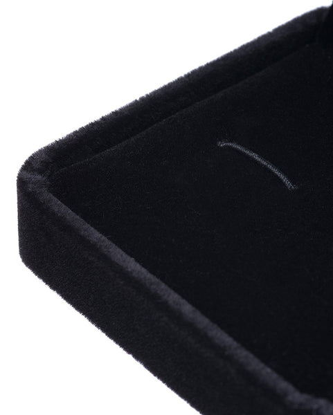 Small Dark Classic Velvet Cufflink Box Case …